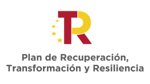 Logo plan de recuperación, transformación y resiliencia